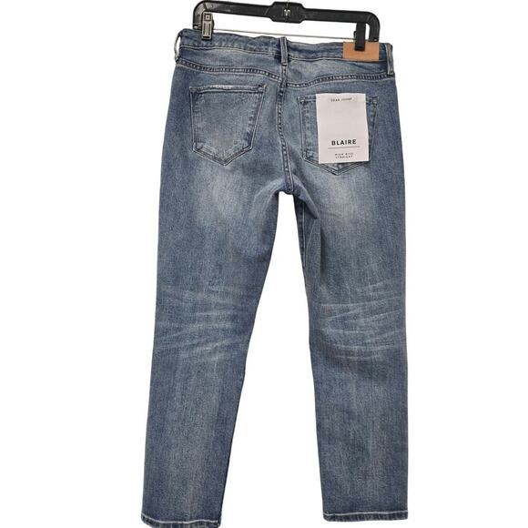 NWT Dear John Blaire Straight High Rise Size 29 Jeans - Picture 3 of 7